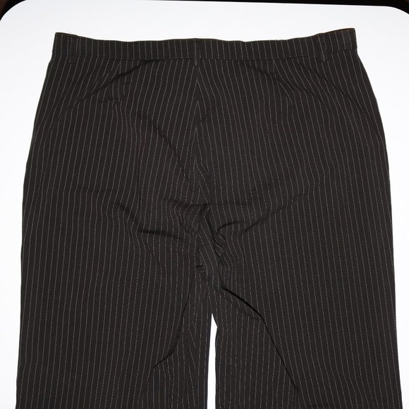 Larry Levine Pin Striped Stretch Pants 32x32 Sz 10 - Picture 7 of 8
